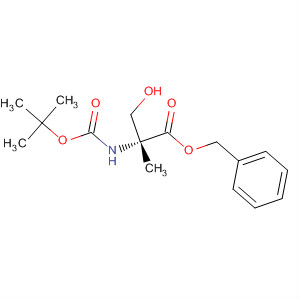 Molecular Structure of 184964-67-8 (D-Serine, N-[(1,1-dimethylethoxy)carbonyl]-2-methyl-, phenylmethyl ester)