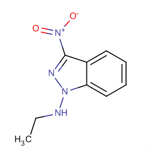 Molecular Structure of 185011-37-4 (1H-Indazol-1-amine, N-ethyl-3-nitro-)