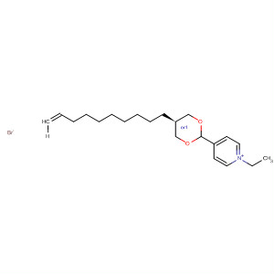 Pyridinium, 4-[trans-5-(9-decenyl)-1,3-dioxan-2-yl]-1-ethyl-, bromide