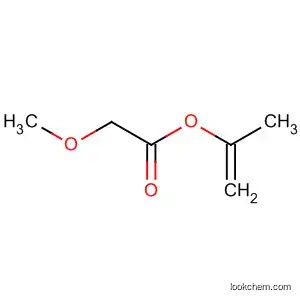 Molecular Structure of 185021-20-9 (Acetic acid, methoxy-, 1-methylethenyl ester)
