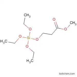 Molecular Structure of 185025-87-0 (Propanoic acid, 3-[(triethoxysilyl)oxy]-, methyl ester)