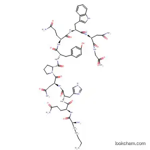 Molecular Structure of 185031-84-9 (Glycinamide,
L-lysyl-L-glutaminyl-L-histidyl-L-asparaginyl-L-prolyl-L-tyrosyl-L-glutaminyl-L
-tryptophyl-L-asparaginyl-)