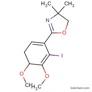 Molecular Structure of 185033-78-7 (2-(2-iodo-3,4-dimethoxy-phenyl)-4,4-dimethyl-5H-oxazole)