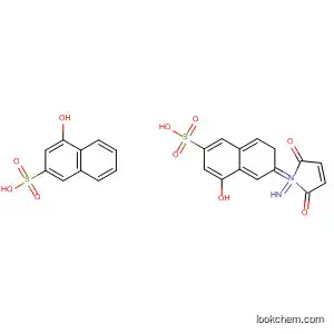 Molecular Structure of 185034-53-1 (2-Naphthalenesulfonic acid,
6,6'-[(1,4-dioxo-2-butene-1,4-diyl)diimino]bis[4-hydroxy-, (E)-)