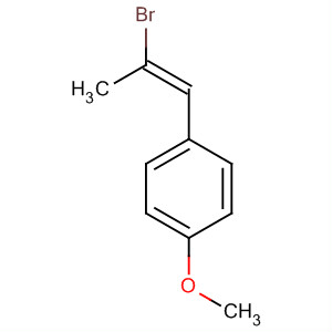 Molecular Structure of 185038-93-1 (Benzene, 1-[(1E)-2-bromo-1-propenyl]-4-methoxy-)