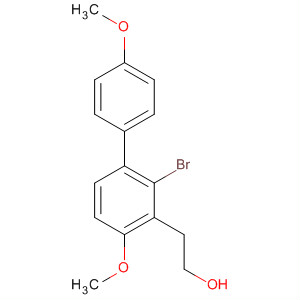Molecular Structure of 185055-51-0 (Benzeneethanol, b-bromo-4-methoxy-a-(4-methoxyphenyl)-)