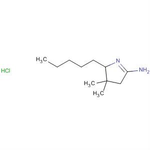 Molecular Structure of 185120-56-3 (2H-Pyrrol-5-amine, 3,4-dihydro-3,3-dimethyl-2-pentyl-,
monohydrochloride)