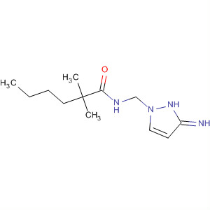 Molecular Structure of 185252-51-1 (Hexanamide, N-(imino-1H-pyrazol-1-ylmethyl)-2,2-dimethyl-)