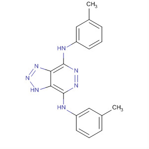 Molecular Structure of 185317-83-3 (1H-1,2,3-Triazolo[4,5-d]pyridazine-4,7-diamine,
N,N'-bis(3-methylphenyl)-)