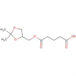 Molecular Structure of 185318-17-6 (Pentanedioic acid, mono[(2,2-dimethyl-1,3-dioxolan-4-yl)methyl] ester)