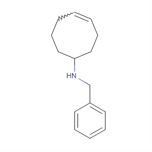Molecular Structure of 185429-55-4 (4-Cycloocten-1-amine, N-(phenylmethyl)-)