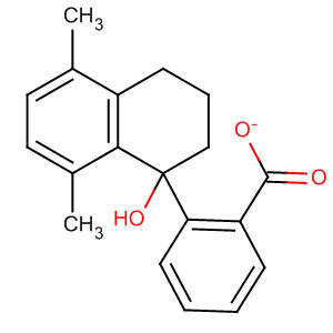 Molecular Structure of 185432-32-0 (1-Naphthalenol, 1,2,3,4-tetrahydro-5,8-dimethyl-, benzoate)