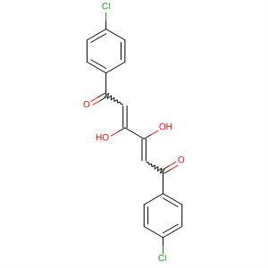 Molecular Structure of 185432-60-4 (2,4-Hexadiene-1,6-dione, 1,6-bis(4-chlorophenyl)-3,4-dihydroxy-)