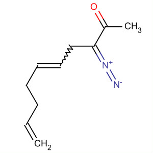 Molecular Structure of 185435-08-9 (5,9-Decadien-2-one, 3-diazo-, (Z)-)