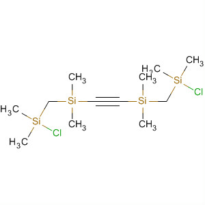 Molecular Structure of 185436-31-1 (2,4,7,9-Tetrasiladec-5-yne, 2,9-dichloro-2,4,4,7,7,9-hexamethyl-)