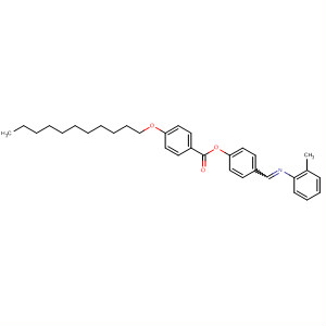 Benzoic acid, 4-(undecyloxy)-, 4-[[(2-methylphenyl)imino]methyl]phenyl ester, (E)-