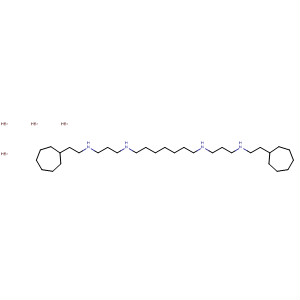 Molecular Structure of 185534-19-4 (1,7-Heptanediamine, N,N'-bis[3-[(2-cycloheptylethyl)amino]propyl]-,
tetrahydrobromide)