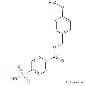 Molecular Structure of 185549-88-6 (Benzoic acid, 4-sulfo-, 1-[(4-methoxyphenyl)methyl] ester)