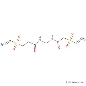 Molecular Structure of 188745-98-4 (Propanamide,
3-(ethenylsulfonyl)-N-[[[(ethenylsulfonyl)acetyl]amino]methyl]-)