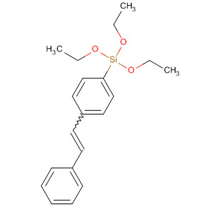 Molecular Structure of 188748-64-3 (Silane, triethoxy[4-(2-phenylethenyl)phenyl]-)
