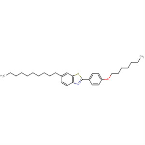 Molecular Structure of 188754-23-6 (Benzothiazole, 6-decyl-2-[4-(heptyloxy)phenyl]-)