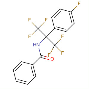 Molecular Structure of 188754-82-7 (Benzamide, N-[2,2,2-trifluoro-1-(4-fluorophenyl)-1-(trifluoromethyl)ethyl]-)