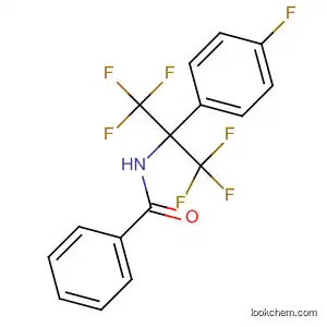 Molecular Structure of 188754-82-7 (Benzamide, N-[2,2,2-trifluoro-1-(4-fluorophenyl)-1-(trifluoromethyl)ethyl]-)