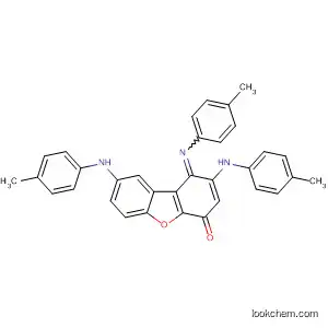 Molecular Structure of 188760-19-2 (4(1H)-Dibenzofuranone,
2,8-bis[(4-methylphenyl)amino]-1-[(4-methylphenyl)imino]-)