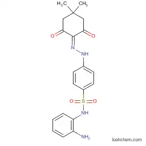 Molecular Structure of 188769-88-2 (Benzenesulfonamide,
N-(aminophenyl)-4-[(4,4-dimethyl-2,6-dioxocyclohexylidene)hydrazino]-)