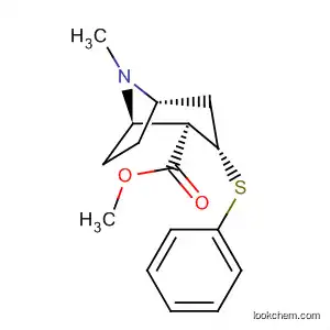 Molecular Structure of 189264-12-8 (8-Azabicyclo[3.2.1]octane-2-carboxylic acid, 8-methyl-3-(phenylthio)-,
methyl ester, (1R,2R,3S,5S)-)
