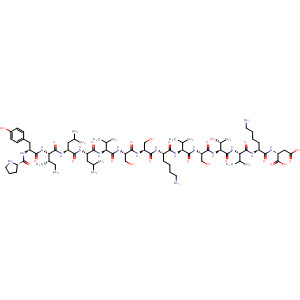 Molecular Structure of 189270-47-1 (L-Aspartic acid,
L-prolyl-L-tyrosyl-L-isoleucyl-L-leucyl-L-leucyl-L-valyl-L-seryl-L-seryl-L-lysyl-L-
valyl-L-seryl-L-threonyl-L-valyl-L-lysyl-)