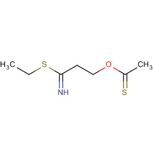 Molecular Structure of 189279-23-0 (Ethanethioic acid, S-[3-(ethylthio)-3-iminopropyl] ester)