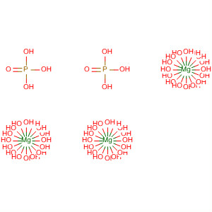 Molecular Structure of 189279-80-9 (Phosphoric acid, magnesium salt (2:3), hexadecahydrate)