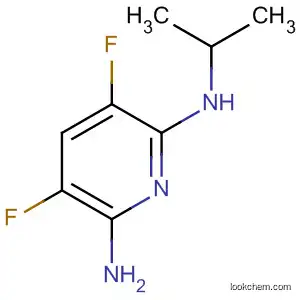 Molecular Structure of 189281-79-6 (2,6-Pyridinediamine, 3,5-difluoro-N-(1-methylethyl)-)