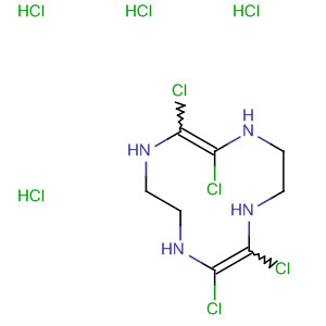 Molecular Structure of 189373-57-7 (1,4,7,10-Tetraazacyclododeca-2,8-diene, 2,3,8,9-tetrachloro-,
tetrahydrochloride)