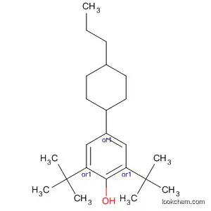 Molecular Structure of 189696-30-8 (trans-2,6-Bis(tert-butyl)-4-(4-propylcyclohexyl)phenol)