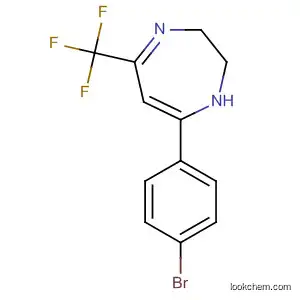 Molecular Structure of 189756-39-6 (1H-1,4-Diazepine, 7-(4-bromophenyl)-2,3-dihydro-5-(trifluoromethyl)-)