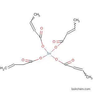 Molecular Structure of 189759-92-0 (Stannane, tris[(1-oxo-2-butenyl)oxy][(1-oxo-3-butenyl)oxy]-)