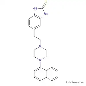 Molecular Structure of 190126-96-6 (2H-Benzimidazole-2-thione,
1,3-dihydro-5-[2-[4-(1-naphthalenyl)-1-piperazinyl]ethyl]-)