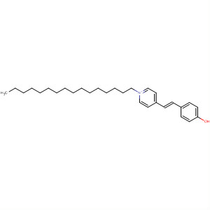 Molecular Structure of 190314-14-8 (Pyridinium, 1-hexadecyl-4-[2-(4-hydroxyphenyl)ethenyl]-, (E)-)