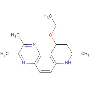 Molecular Structure of 190430-96-7 (Pyrido[3,2-f]quinoxaline, 10-ethoxy-7,8,9,10-tetrahydro-2,3,8-trimethyl-)