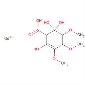 Molecular Structure of 191847-62-8 (Benzoic acid, 3,4,5-trimethoxy-, gadolinium(3+) salt, trihydrate)
