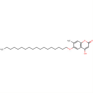 Molecular Structure of 191854-31-6 (2H-1-Benzopyran-2-one, 4-hydroxy-7-methyl-6-(octadecyloxy)-)