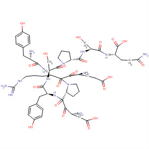 Molecular Structure of 191857-11-1 (L-Glutamine,
L-tyrosyl-L-a-glutamyl-L-arginyl-L-a-aspartyl-L-prolyl-L-tyrosyl-L-seryl-L-prol
yl-L-seryl-)
