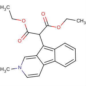 Propanedioic acid, (2-methyl-2H-indeno[2,1-c]pyridin-9-yl)-, diethyl ester