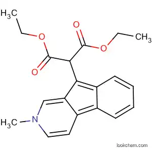 Molecular Structure of 192214-15-6 (Propanedioic acid, (2-methyl-2H-indeno[2,1-c]pyridin-9-yl)-, diethyl
ester)