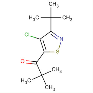 1-Propanone, 1-[4-chloro-3-(1,1-dimethylethyl)-5-isothiazolyl]-2,2-dimethyl-