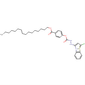 Molecular Structure of 192711-91-4 (Hydrazinecarboxylic acid, 2-(5-chloro-2,1-benzisothiazol-3-yl)-,
4-[(hexadecyloxy)carbonyl]phenyl ester)