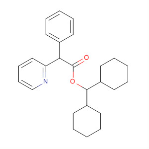 Molecular Structure of 192801-06-2 (2-Pyridineacetic acid, a-phenyl-, dicyclohexylmethyl ester)
