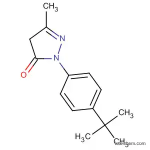 Molecular Structure of 100553-88-6 (3H-Pyrazol-3-one, 2-[4-(1,1-dimethylethyl)phenyl]-2,4-dihydro-5-methyl-)